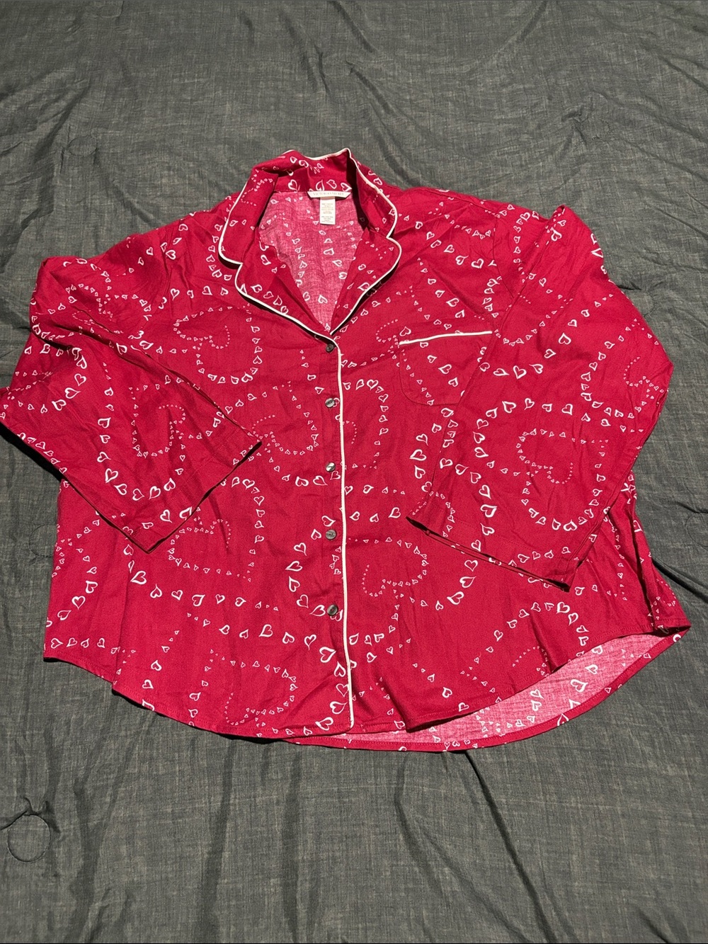 Victoria's Secret Red Heart-Print Pajama set